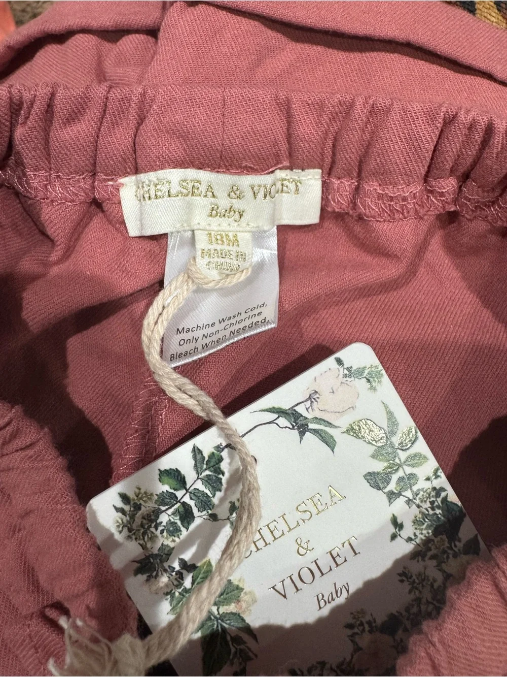 NWT Chelsea & Violet - Dusty Rose Ruffle Waist Girls' Shorts